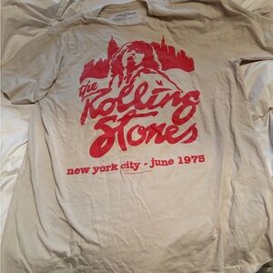 The Rolling Stones Vintage 1975 tour Tee Mick Jagger Graphic
